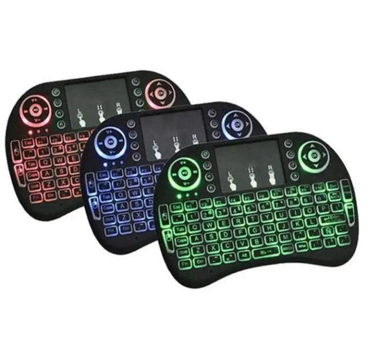 Mini Teclado Controle Sem Fio Bluetooth com Mouse Touch Ideal para Utilizar no Xbox, Note, Smart TV e Celular - LOJA BOSQUE